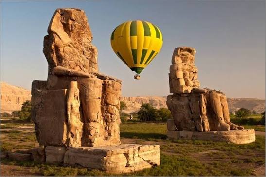 Luxor cu zbor cu balonul din Hurghada